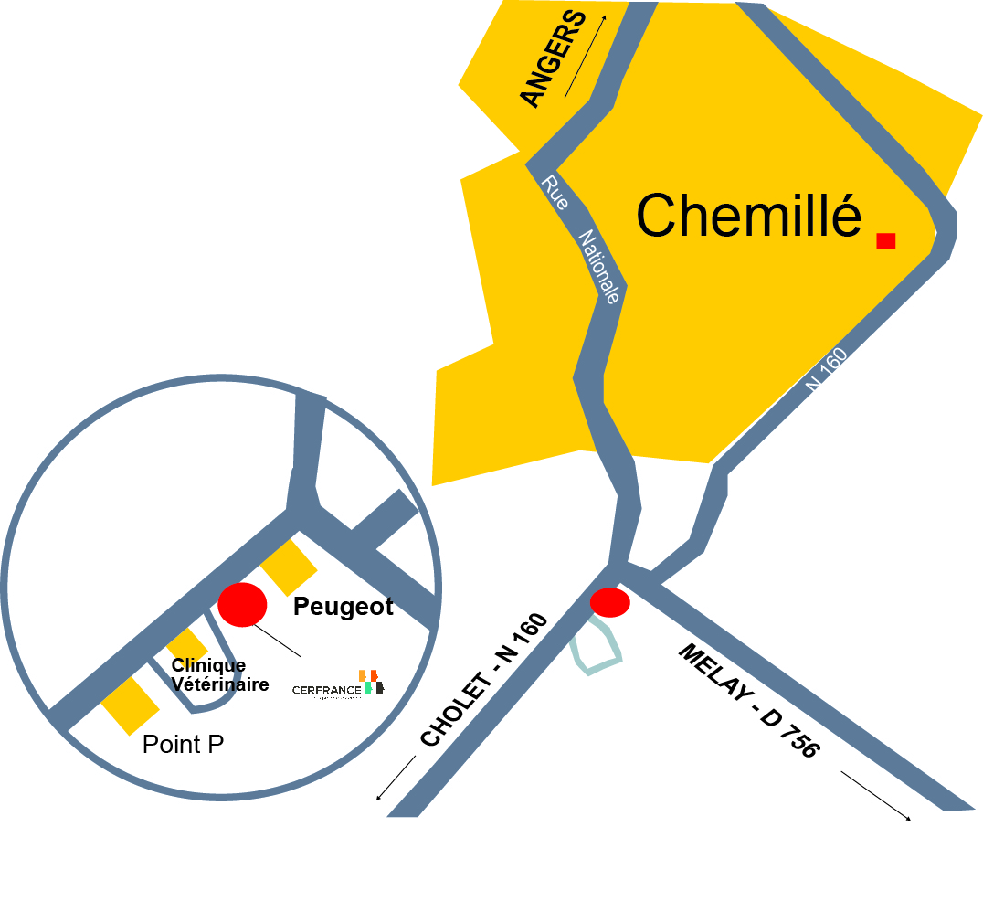 Plan d'accès de la salle de formation