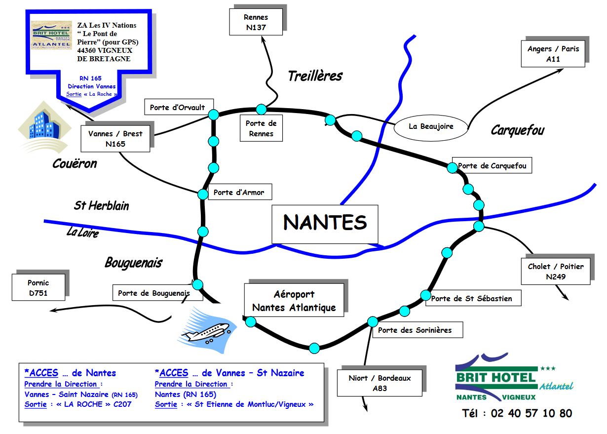 Plan d'accès de la salle de formation